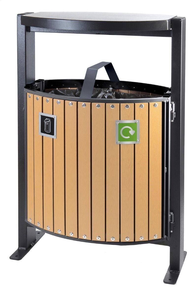 Commercial District Trash Receptacle