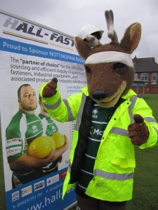 NRFC Hall-Fast Launch Mascot